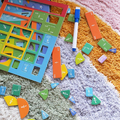 Magnesuś– książka edukacyjna system krążków ułamkowych