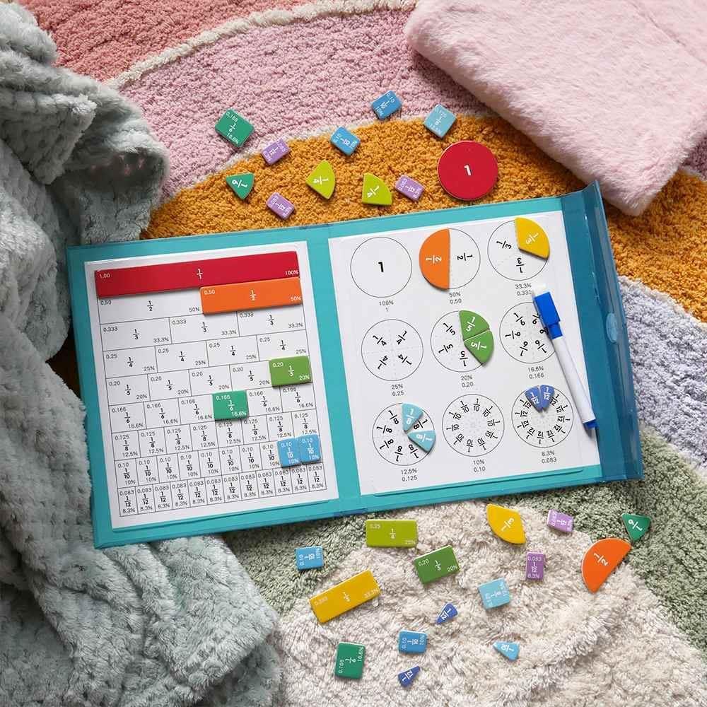 Magnesuś– książka edukacyjna system krążków ułamkowych