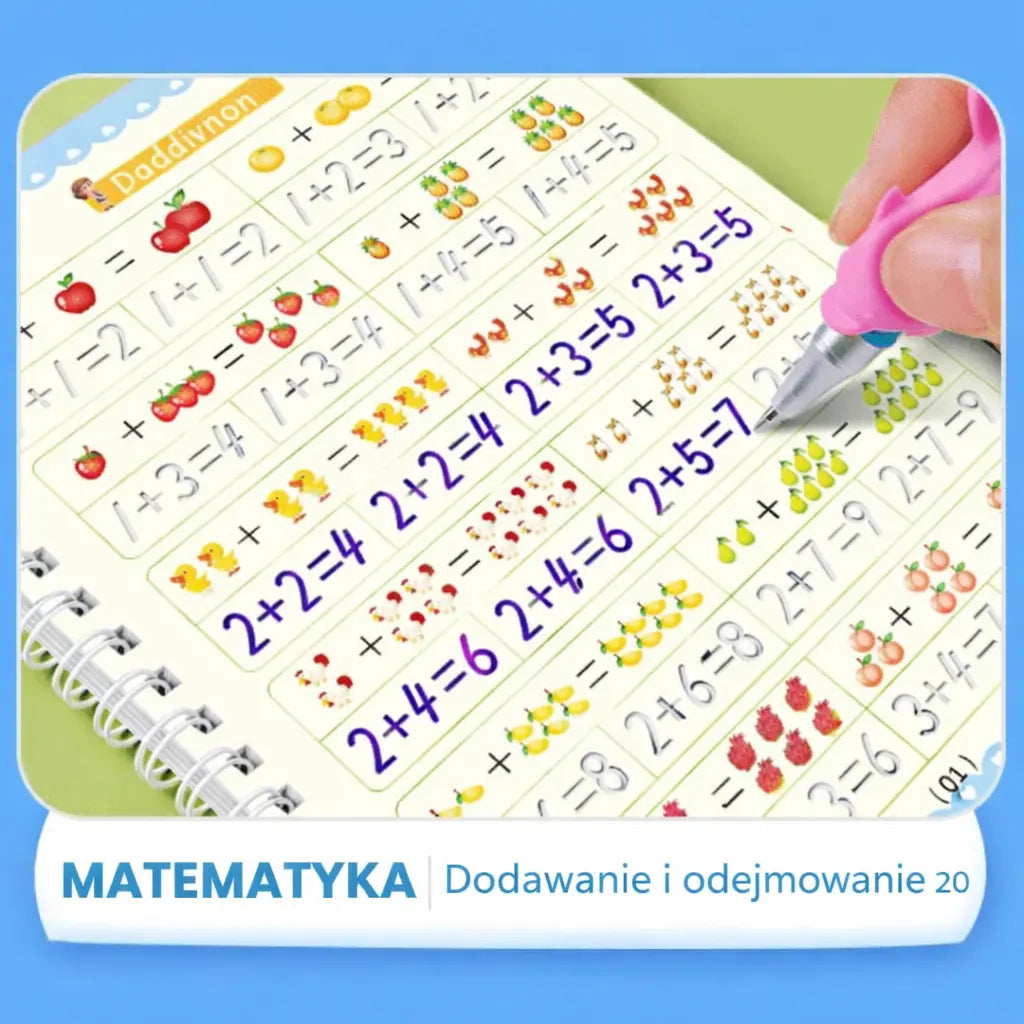 Pisuś – Zestaw 4 książeczek do nauki pisania