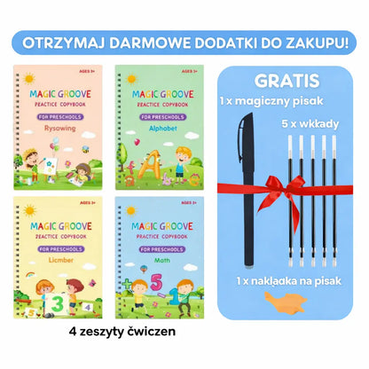 Pisuś – Zestaw 4 książeczek do nauki pisania